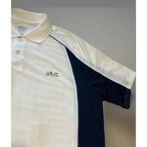 USTA Men's US Open White & Blue Short Sleeve‎ Polo Shirt Size: XL Read